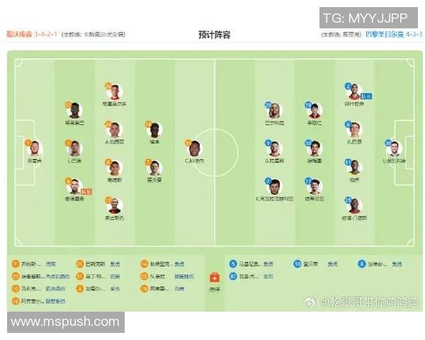 法甲巴黎圣日耳曼对阵甘冈的首发阵容及替补名单分析与预测